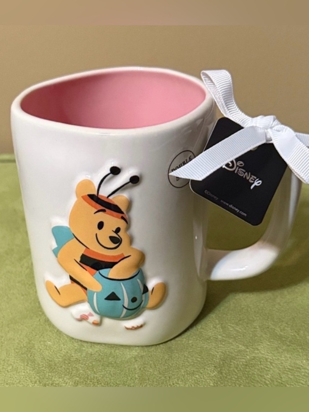 Rae Dunn x Disney Winnie the Pooh Halloween Double Sided Ceramic Mug